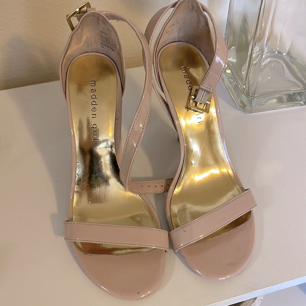 Madden Girl Nude Heeled Sandals